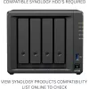 NAS-Speicherserver SYNOLOGY DS425+ — 4-Bay, Intel Celeron J4125 2,0–2,7 GHz, 2 GB DDR4, 0 TB, 2,5GbE, 2 M.2-Steckplätze