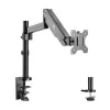 Schreibtisch-Monitorhalterung MACLEAN MC-775 für 32 Zoll (81,3 cm) Bildschirme, VESA 75x75–100x100, bis 8 kg, grau