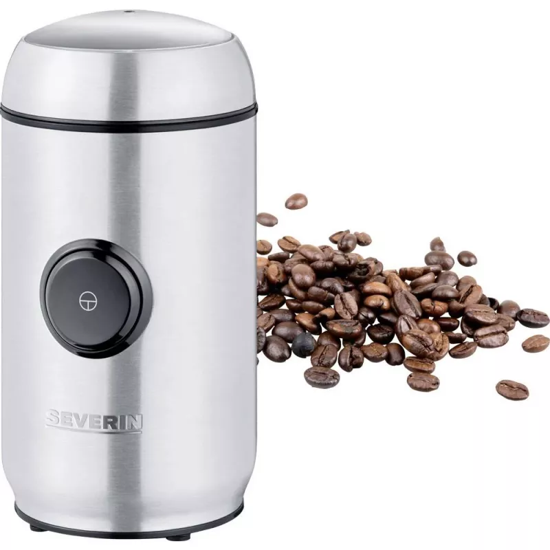 Blade grinder SEVERIN KM 3879 — blade coffee grinder, 150 W, 50 g capacity, stainless steel blades, Schwarz