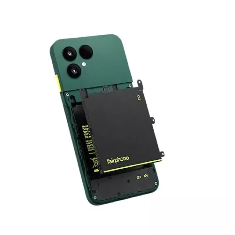 Fairphone The (Gen 6) 16 cm (6,31 inch) Dual SIM Android 15 5G USB Type-C 8 GB 256 GB 4415 mAh Grün