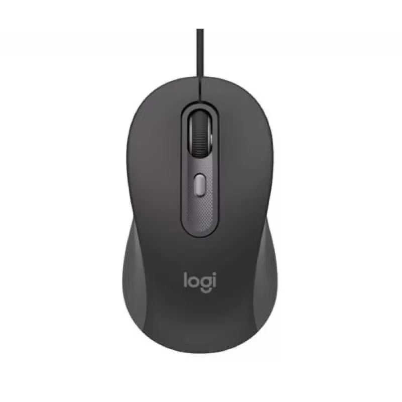 Logitech Signature Wired M520 for Business Optical Wired Maus USB-C Plug-and-Play Windows/Mac/Chrome/PC/laptops - Graphite
