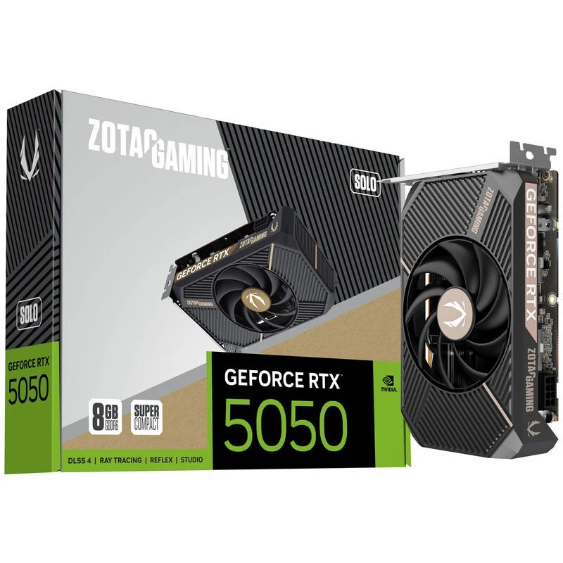 ZOTAC GAMING GeForce RTX 5050 SOLO 8GB GDDR6 Grafikkarte