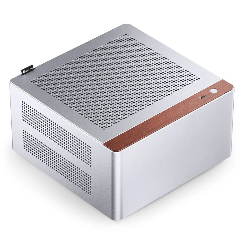 Computer-Gehäuse Jonsbo NV10 Mini ITX - Silber