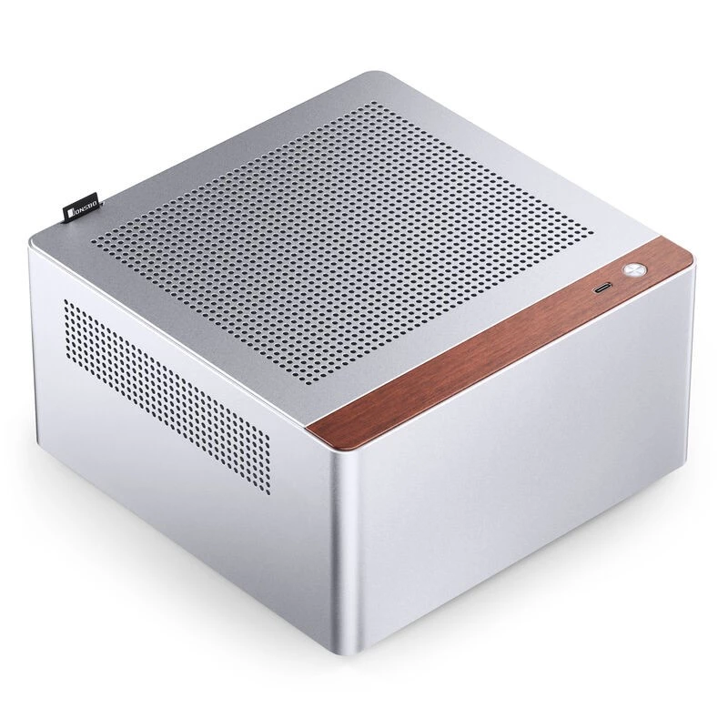 PC-Gehäuse Jonsbo N10 Mini-Tower ITX Silber