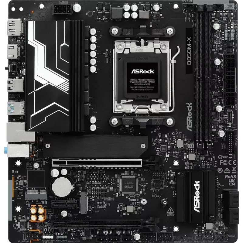 ASRock B850M-X R2.0 AM5 Micro-ATX Motherboard