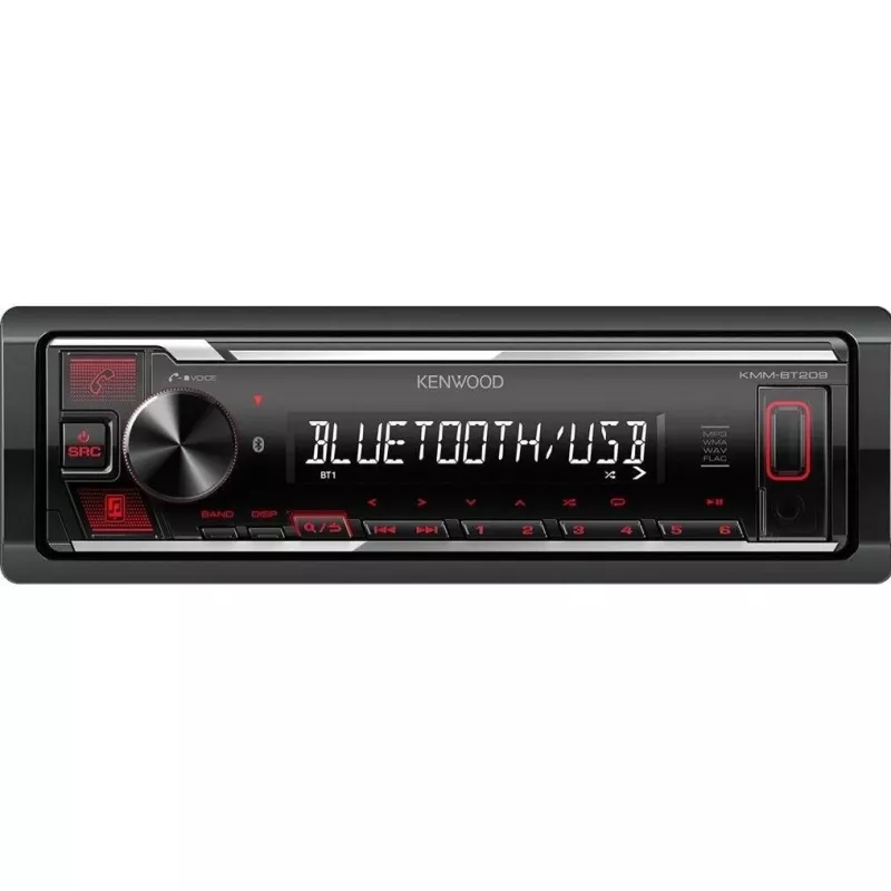 Car Media Receiver Kenwood KMM-BT209 Bluetooth 200 W Schwarz