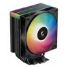 Lüfter DeepCool AG400 BK ARGB V2 120 mm Schwarz — 120 mm CPU-Kühlerlüfter mit hydraulischem Lager, Multi-Sockel-Unterstützung