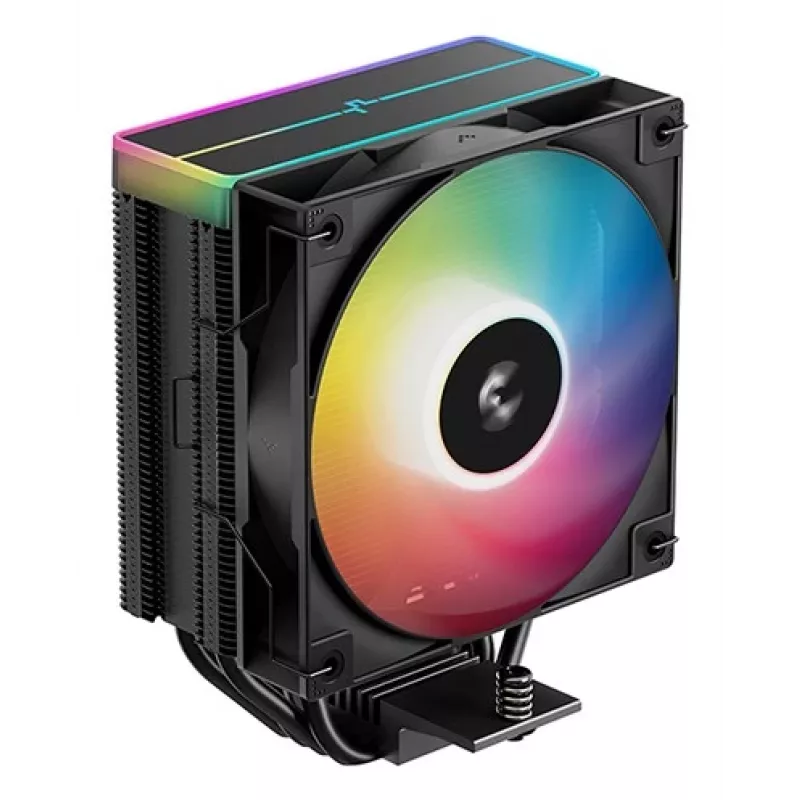Lüfter DeepCool AG400 BK ARGB V2 120 mm Schwarz — 120 mm CPU-Kühlerlüfter mit hydraulischem Lager, Multi-Sockel-Unterstützung