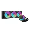 All-in-One-Flüssigkeitskühler DeepCool LE360 V2 mit 3x 120 mm Lüftern, Hydro Dynamic Bearing, schwarz, unterstützt LGA1150/1151/1155/1200/1700/AM4/AM5