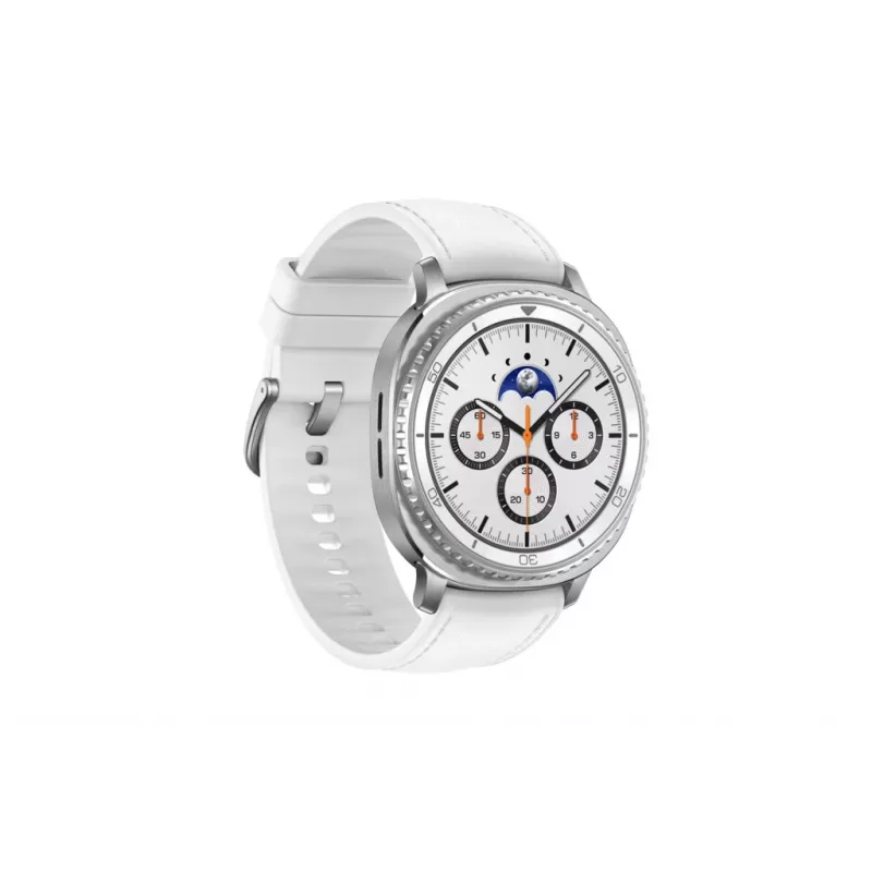 Smartwatch Samsung Galaxy Watch 8 Classic 46 mm Silber — 3,3 cm AMOLED, 4G, 64 GB, 445 mAh