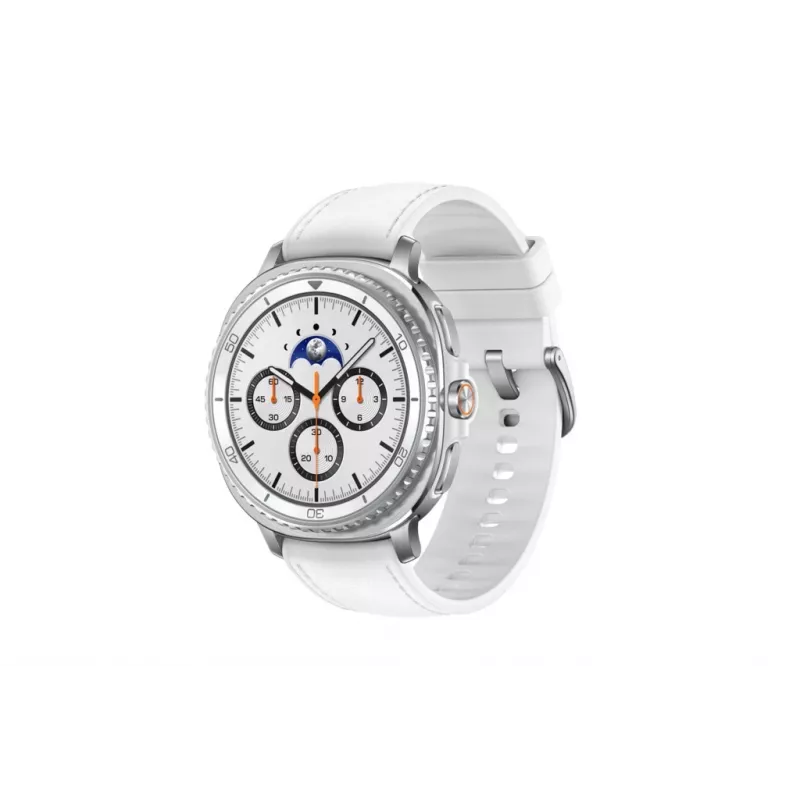 Smartwatch Samsung Galaxy Watch 8 Classic 46 mm Silber — 3,3 cm AMOLED, 4G, 64 GB, 445 mAh