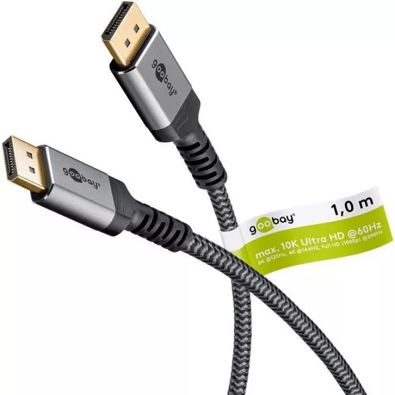 Goobay 75684 - Displayport 2.x Kabel 16K 60 Hz - Kabel - Digital/Display/Video (75684)