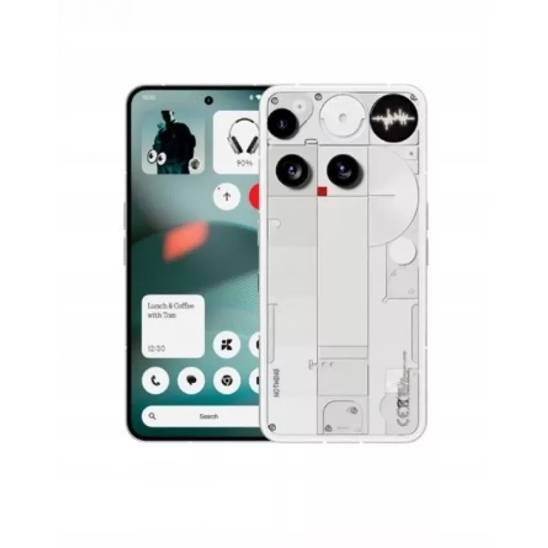 Nothing Phone (3) Weiß - 5G-Smartphone - Dual-SIM - RAM 12 GB / Interner Speicher 256 GB - OLED-Display - 6,67 Zoll (A10000023)