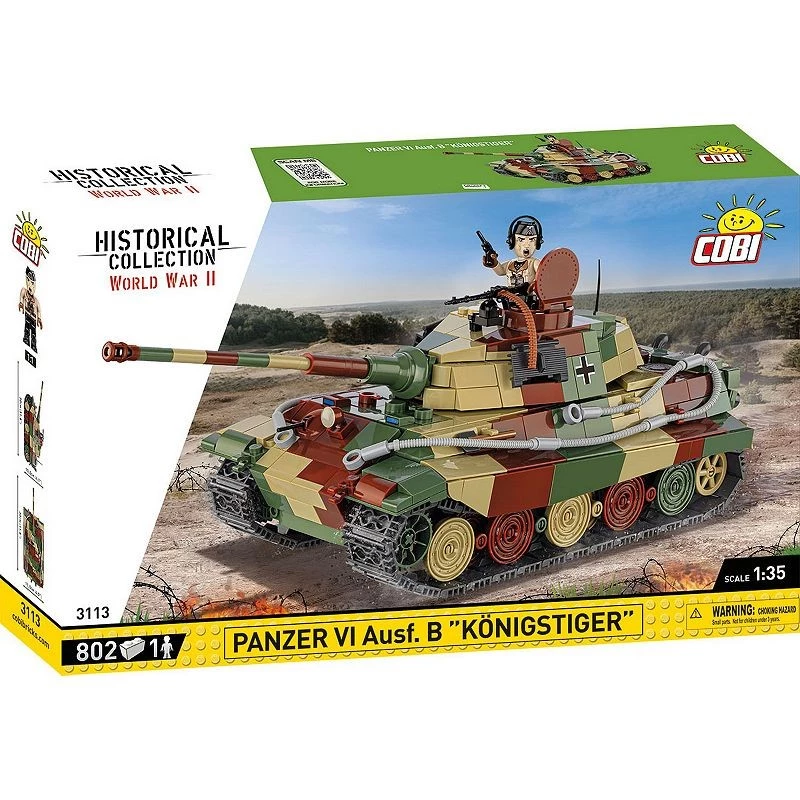 Bausteinset COBI Panzer VI Ausf. B Königstiger 802 Teile