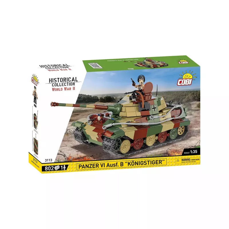 Bausteinset COBI Panzer VI Ausf. B Königstiger 802 Teile