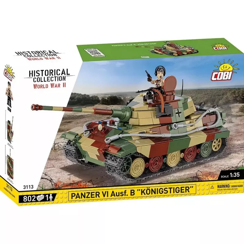 Bausteinset COBI Panzer VI Ausf. B Königstiger 802 Teile