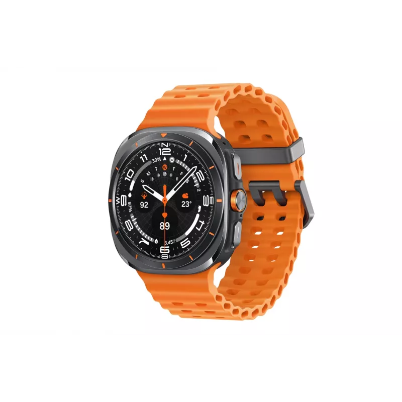Samsung Galaxy Watch Ultra 3,81 cm (1,5 Zoll) AMOLED 47 mm Digital 480 x 480 Pixel Touchscreen 4G Grau, Titan Wi-Fi GPS (Satellit)