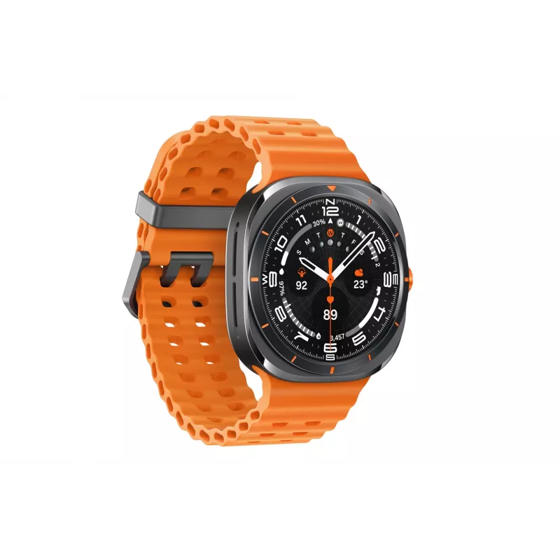 Samsung Galaxy Watch Ultra 3,81 cm (1,5 Zoll) AMOLED 47 mm Digital 480 x 480 Pixel Touchscreen 4G Grau, Titan Wi-Fi GPS (Satellit)