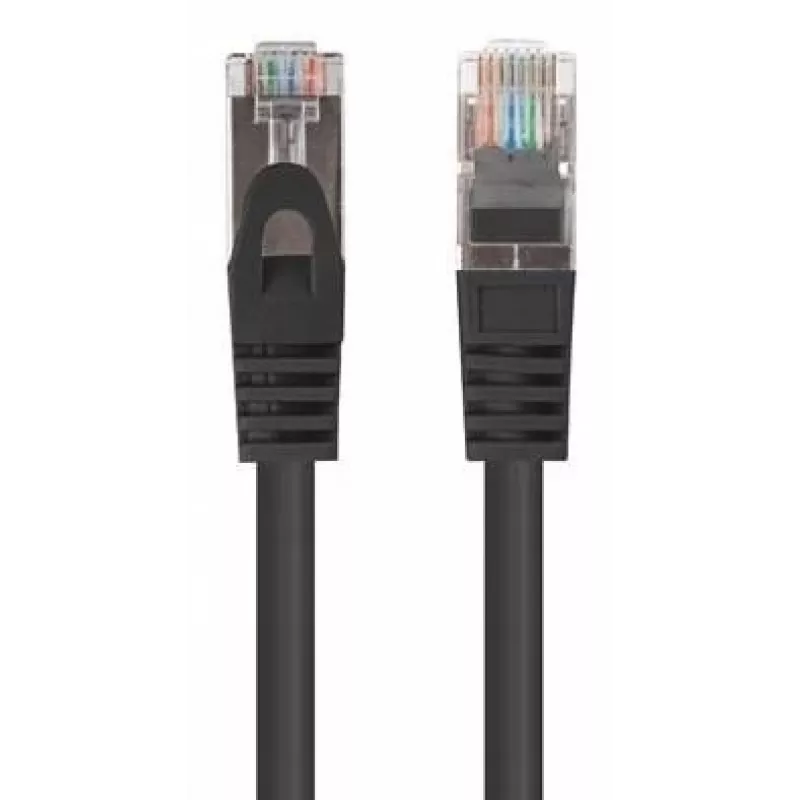 LANBERG RJ-45 Cat6 Patchkabel PCF6-20CC-0150-BK, F/UTP, CCA-Leiter, 1,5 m, schwarz