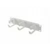 Kabelorganizer 10 Zoll mit 3 Metallhaltern TYP B grau