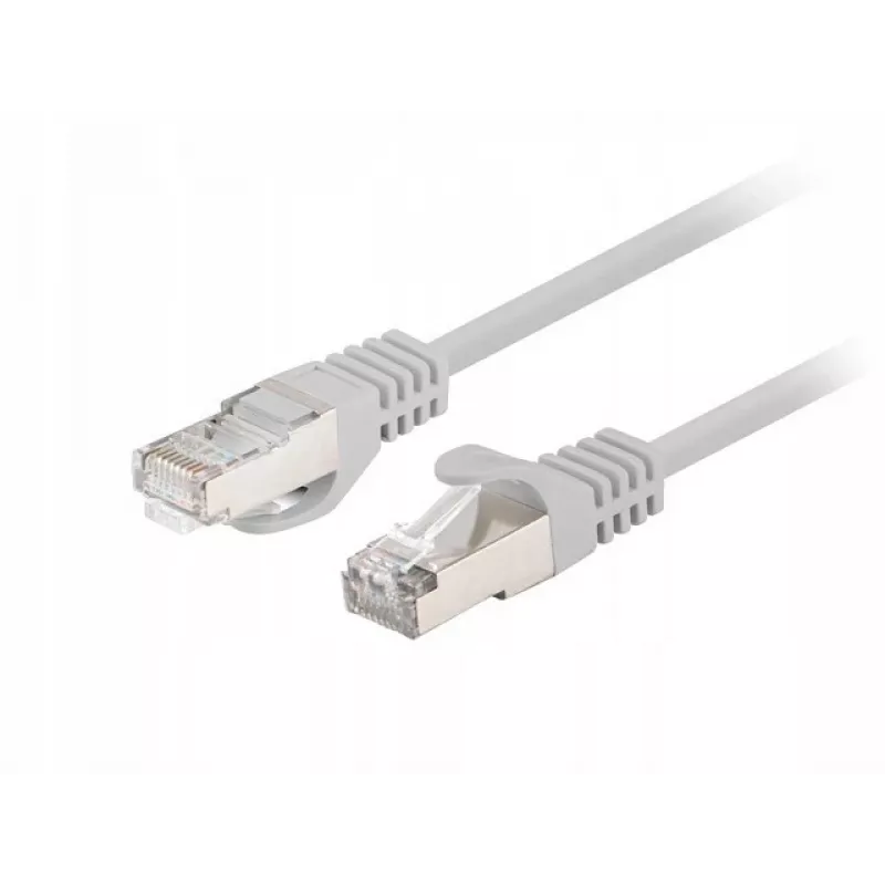 Patchkabel CAT.6 FTP 1M Grau Fluke getestet Lanberg 10er-Pack