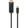 Goobay USB-C-auf-HDMI-Kabel 4K bei 60 Hz 1 m schwarz - -Stecker> HDMI (75696)