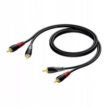 RCA/Cinch-Audiokabel Procab KPCL078 2x männlich, 0,5 m