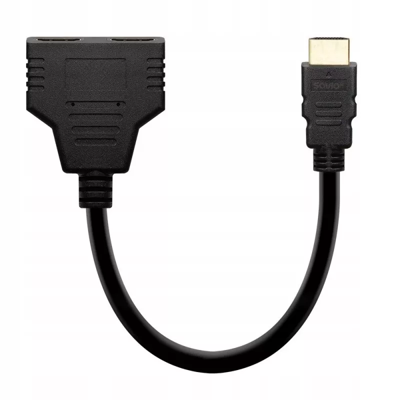 HDMI Video Splitter Savio AK-77 60Hz Schwarz