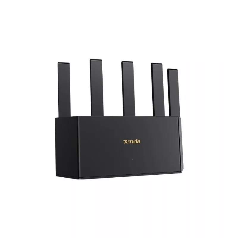WLAN-Router TENDA TE3L Wi‑Fi 7 (IEEE 802.11ax), 3x Gigabit-LAN, 1x WAN, 512 MB RAM, VLAN, NAT, WPA, schwarz