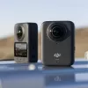 Actionkamera DJI Osmo 360 Standard Combo — 8K Ultra HD, 120 MP CMOS, 240 fps, elektronische Stabilisierung, 2 Zoll Display, MicroSD, 183 g, schwarz