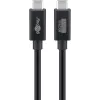 USB-C Kabel WENTRONIC USB4 Gen4 1.2m — supports 16k@60Hz and 4K@120Hz