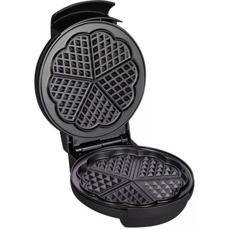 Severin WA 2103 Waffeleisen für 4 Waffeln 1200 W Schwarz, Silber
