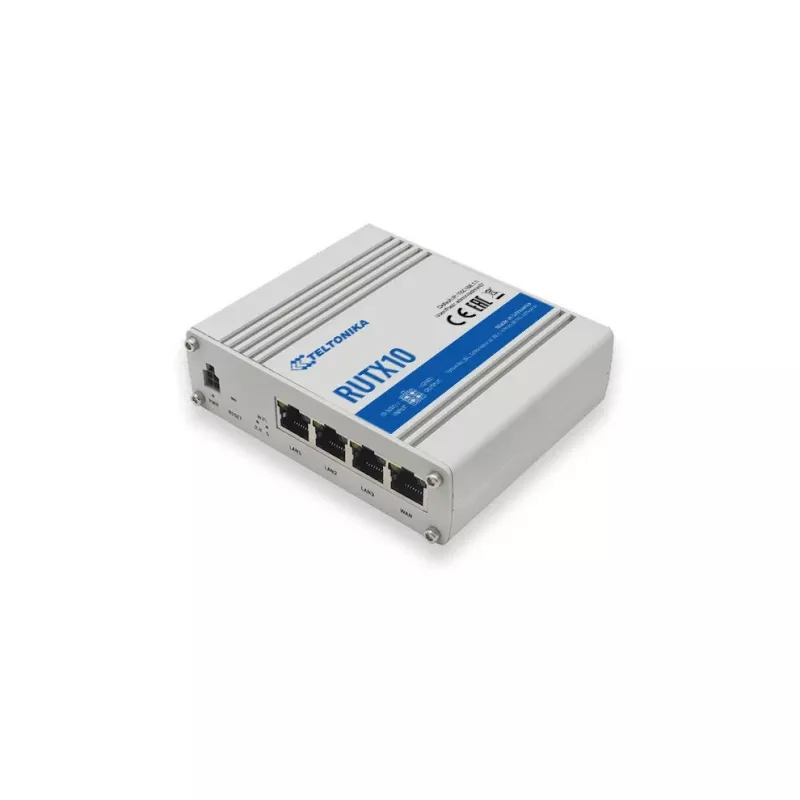 Teltonika RUTX10 Wireless Router Gigabit Ethernet Dual-Band (2,4 GHz / 5 GHz) Weiß