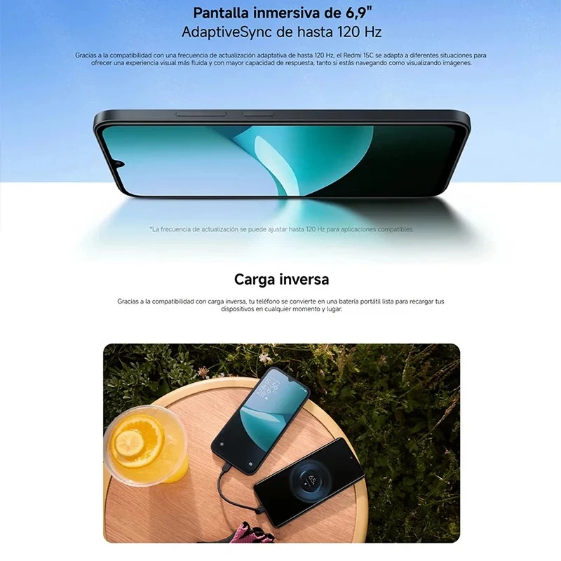 Xiaomi Redmi 15C 4G Smartphone 6,9 inch 4/128GB Midnight Black