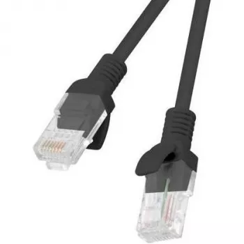Patchkabel LANBERG PCU5-20CC-0150-BK RJ45 Cat.5e 1,5 m Schwarz 10er-Pack