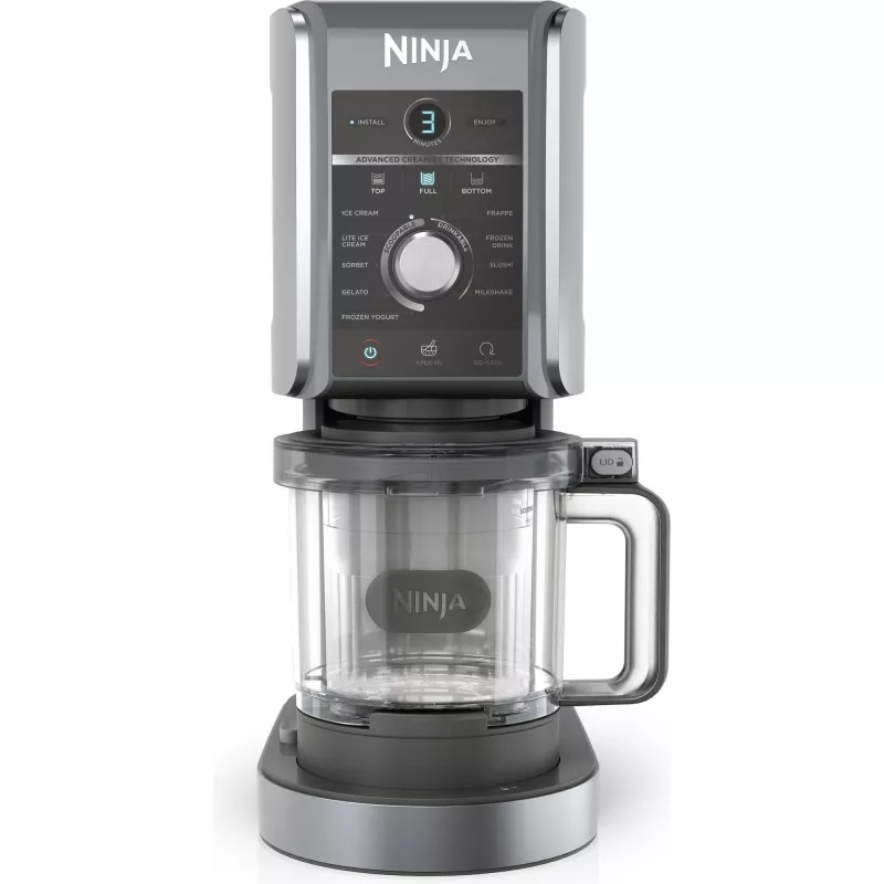 Ninja Creami Deluxe NC502CH, Eiscreme- und Eismaschine, Schwarz
