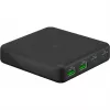 GOOBAY Multiport USB-C PD GaN Tischladegerät 65 W, schwarz