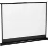 Projektionsleinwand MACLEAN MC-961 45 Zoll (4:3) freistehend, weißes Metall, sichtbare Fläche 96×77 cm