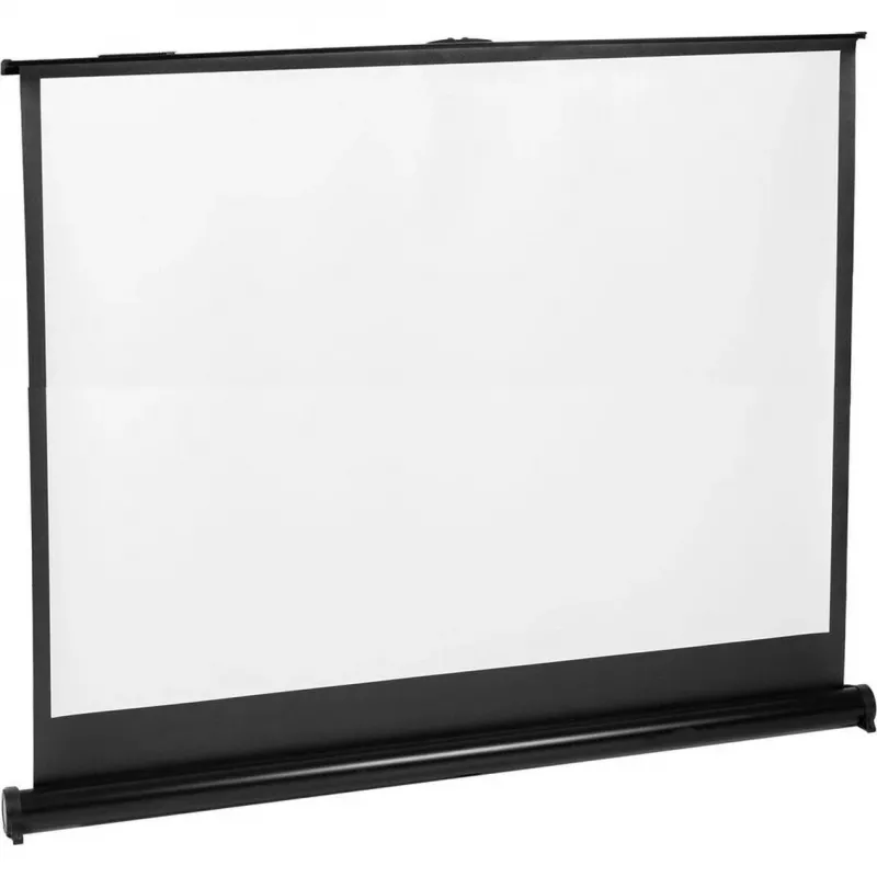 Projektionsleinwand MACLEAN MC-961 45 Zoll (4:3) freistehend, weißes Metall, sichtbare Fläche 96×77 cm