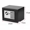 Extralink Home S-406 elektronischer Tresor mit Zahlencode und Schlüsseln