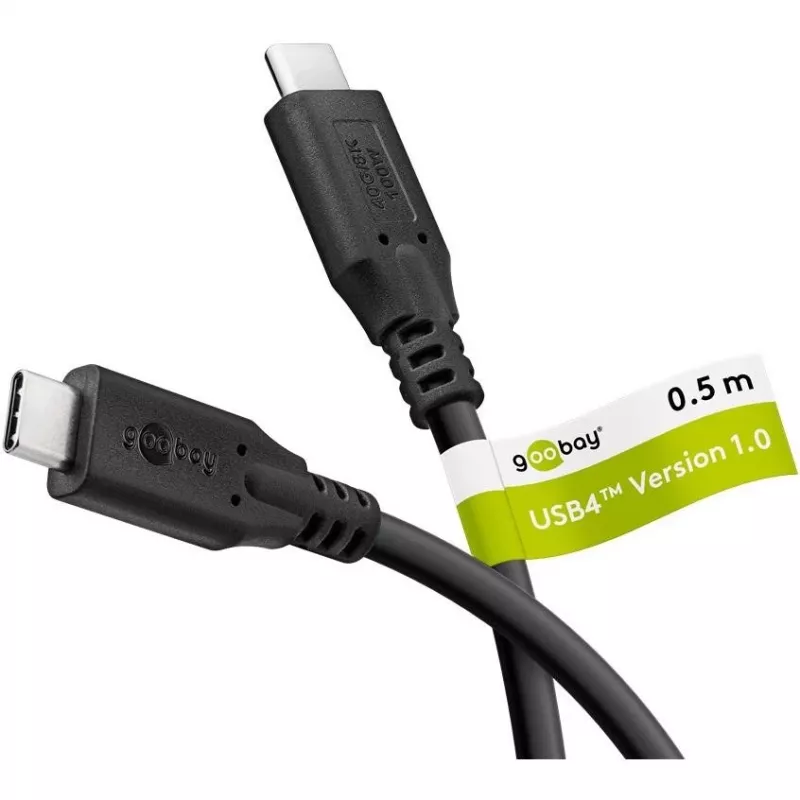 Goobay 74190 USB-Kabel Schwarz
