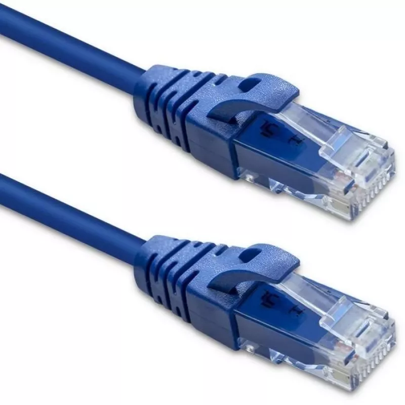 Patchkabel QOLTEC 54534 2xRJ45 UTP CAT6 5m Schwarz