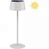 Tischlampe GOOBAY RB73929 kabellos Solar LED, weiß