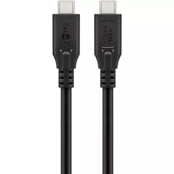 Goobay USB-Kabel-C, USB4, 240 W, 40 Gbit/s, Power Delivery, 0,5 m (0,50 m, USB 4.0, 240 W), USB-Kabel