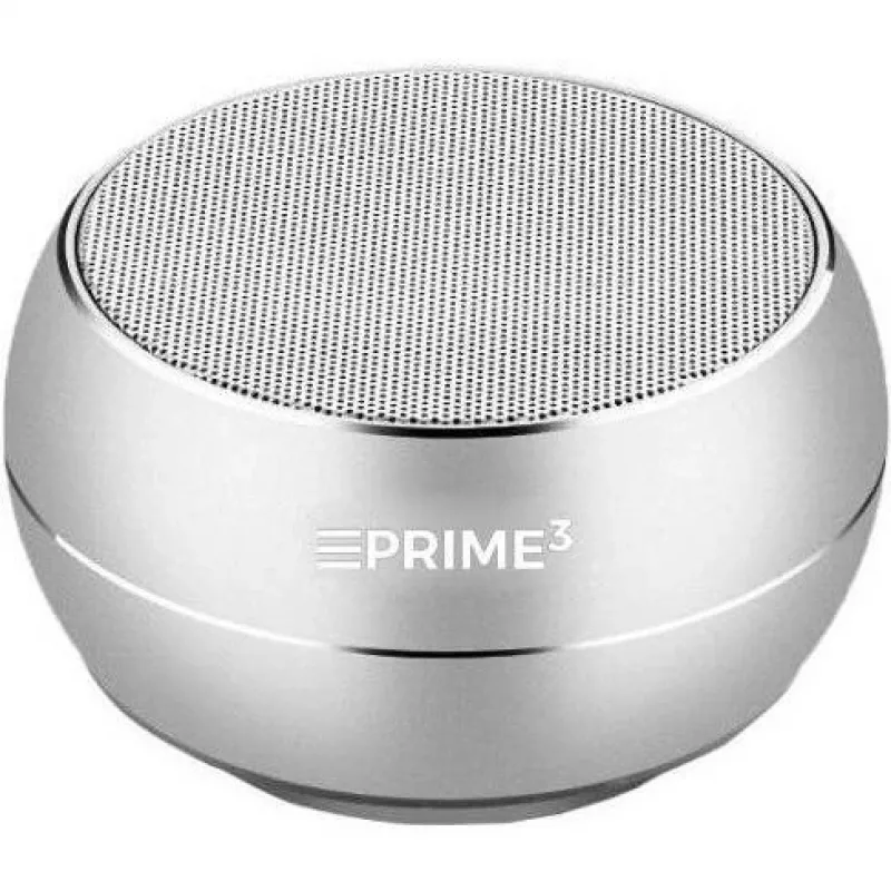 Prime3 Bluetooth-Lautsprecher ABT03SL (silber) (5h, Akku), Bluetooth-Lautsprecher, silber