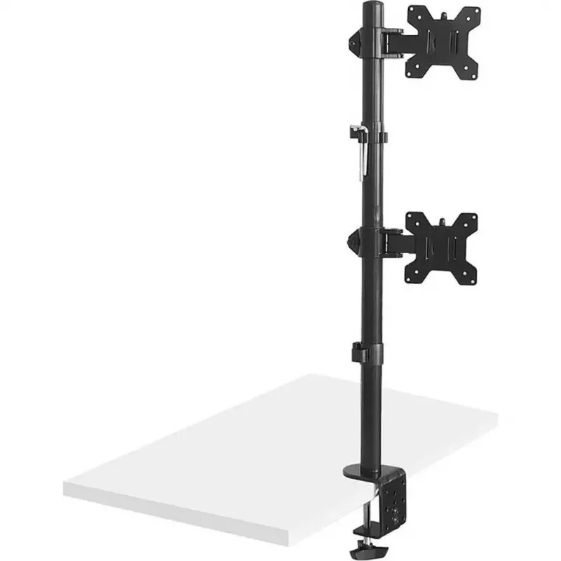 Maclean TV-Halterung 13-27 Zoll MC-966 (Tisch, 27), Monitorständer, Schwarz
