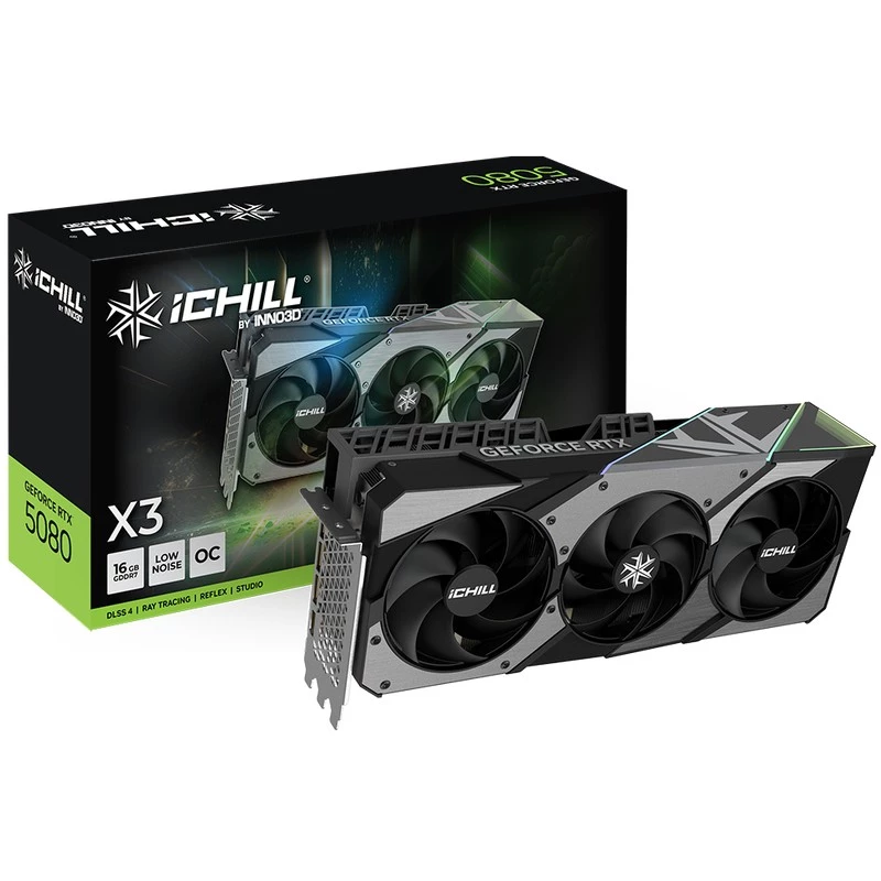 INNO3D iChill GeForce RTX 5080 X3 V2 16GB GDDR7 Grafikkarte