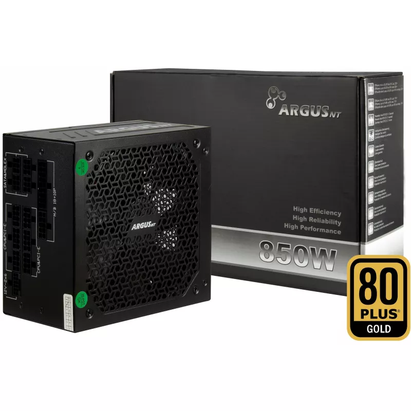 Inter-Tech HA-850BA4 PSU, 850W, kabelmanagement