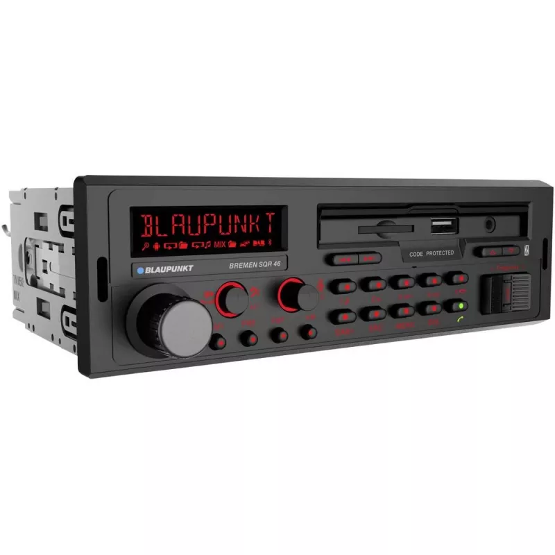 Blaupunkt Bremen SQR 46 DAB Autoradio DAB+ Tuner, Bluetooth®-Freisprecheinrichtung, Retro Design (2001018000000)
