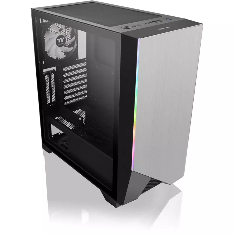 PC-Gehäuse Thermaltake H550 TG ARGB Midi-Tower Schwarz, Grau